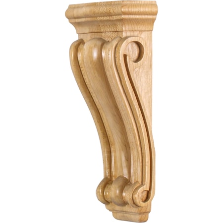 Hardware Resources 3-7/8" Wx2-1/2"Dx10"H Maple Scrolled Corbel CORN-3MP